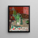 Fleurs et carafe - Pierre Bonnard — quadro incorniciato alla parete