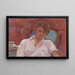 Giovane donna che sogna su una poltrona Armonia rosa - Pierre Bonnard — quadro incorniciato alla parete
