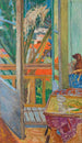 La porte-fenêtre avec chien - Pierre Bonnard — vista dell’opera
