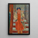 La robe rouge - Pierre Bonnard — quadro incorniciato alla parete
