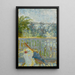 Le balcon et l'ombrelle - Pierre Bonnard — quadro incorniciato alla parete