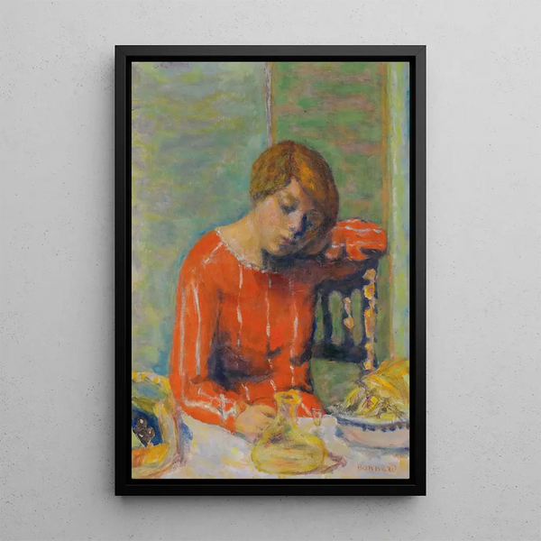 Le corsage rayé - Pierre Bonnard — quadro incorniciato alla parete