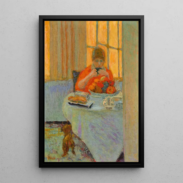 Le petit déjeuner - Pierre Bonnard — quadro incorniciato alla parete