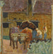 Gli due buoi e la fattoria - Pierre Bonnard — vista dell’opera