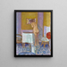 nudo con tessuto rosso nudo ai suoi vestiti - Pierre Bonnard — quadro incorniciato alla parete