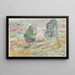 Paesaggio di Vernon - Pierre Bonnard — quadro incorniciato alla parete