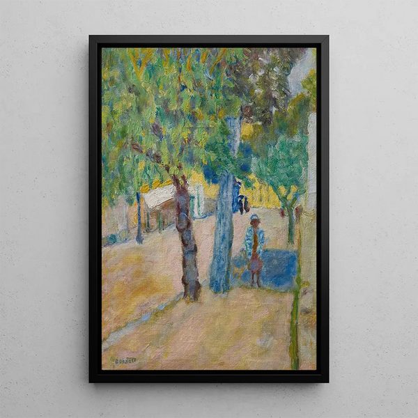 Personnage sous un arbre - Pierre Bonnard — quadro incorniciato alla parete
