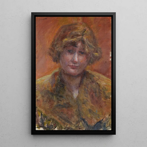 Ritratto di una giovane ragazza studiata - Pierre Bonnard — quadro incorniciato alla parete