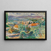 Vista di Cannet - Pierre Bonnard — quadro incorniciato alla parete