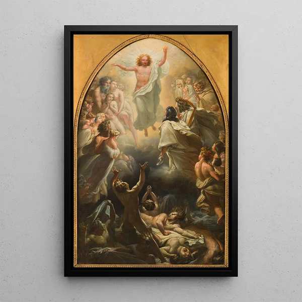 La descente de Jésus-Christ dans les limbes - Pierre Claude François Delorme — quadro incorniciato alla parete