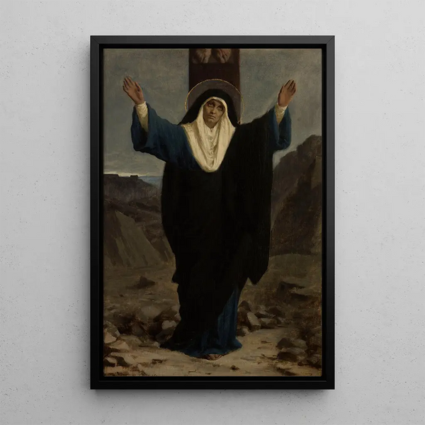 Mater dolorosa - Pierre Fritel — quadro incorniciato alla parete