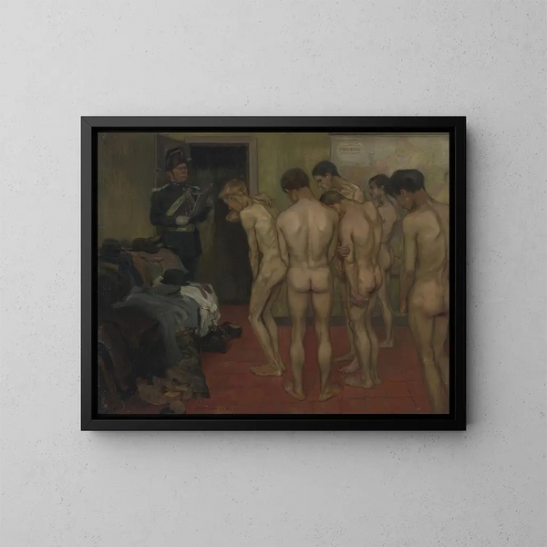 Conscrits - Pierre Georges Jeanniot — quadro incorniciato alla parete