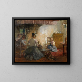 Interno - Pierre Jacques Dierckx — quadro incorniciato alla parete