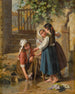 Il giorno del bagno delle bambole - Pierre Jean Edmond Castan — vista dell’opera