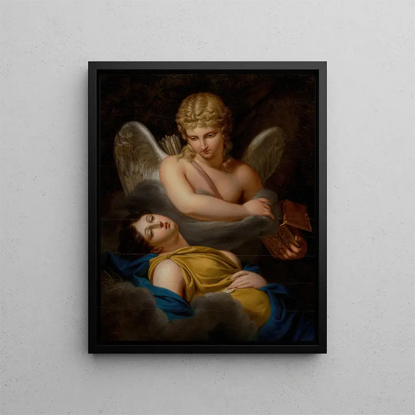 Pierre Joseph Clestin Franois - Cupid removing the sleeping spell from Psyche.webp