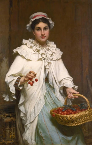 Pierre Louis Bouchard - La cueilleuse de cerises.webp