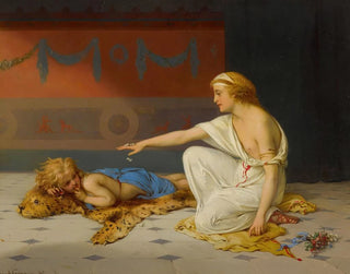 Un passatempo pomeridiano - Pierre Olivier Joseph Coomans — vista dell’opera