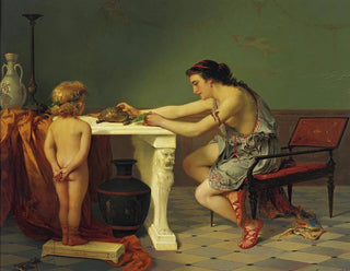 Pierre Olivier Joseph Coomans - Feeding The Turtle.webp