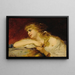 Ritratto di una donna - Pierre Olivier Joseph Coomans — quadro incorniciato alla parete
