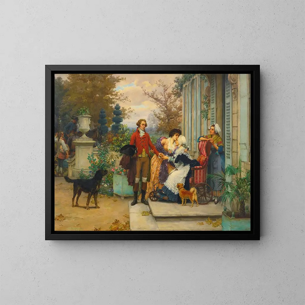 Un dernier adieu - Pierre Outin — quadro incorniciato alla parete