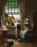 Le flirt - Pierre Outin — vista dell’opera