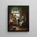 Le flirt - Pierre Outin — quadro incorniciato alla parete