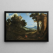 Paesaggio con rovine antiche - Pierre Patel l'Ancien — quadro incorniciato alla parete