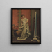 Davanti allo specchio - Pierre Paul Léon Glaize — quadro incorniciato alla parete