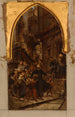 San Francesco Saverio che percorre le strade di Goa per chiamare i bambini e gli schiavi al catechismo - Pierre Paul Léon Glaize — vista dell’opera