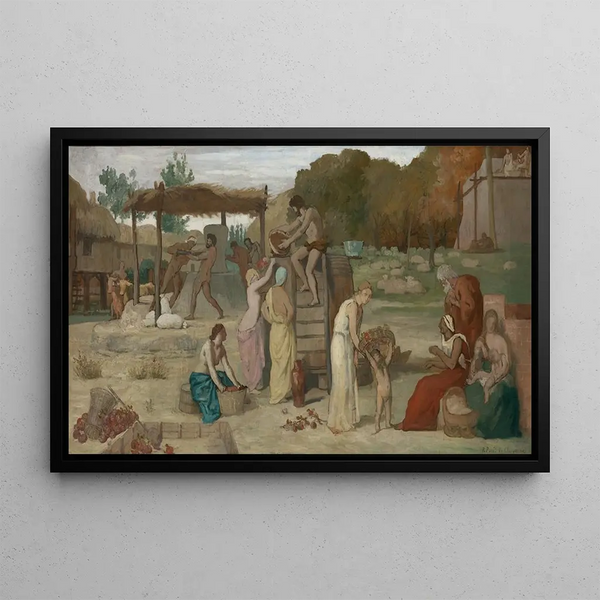 Sidro - Pierre Puvis de Chavannes — quadro incorniciato alla parete
