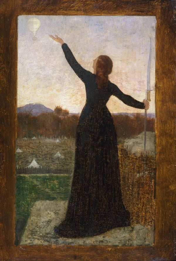 Le Ballon - Pierre Puvis de Chavannes — quadro incorniciato alla parete