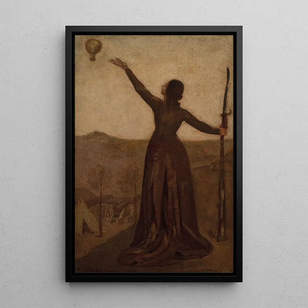 Studio per Il Pallone - Pierre Puvis de Chavannes — quadro incorniciato alla parete