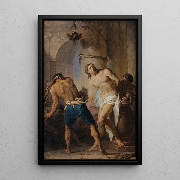 La Flagellation du Christ - Pierre Subleyras — quadro incorniciato alla parete