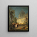 Festa notturna alle Tuileries il 10 giugno 1867 in occasione della visita dei sovrani stranieri all'esposizione universale - Pierre Tétar van Elven — quadro incorniciato alla parete