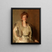 Alice Barney in Bianchi e Marroni - Pierre Troubetzkoy — quadro incorniciato alla parete