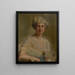 Ritratto di una donna - Pierre Troubetzkoy — quadro incorniciato alla parete