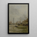Le bassin de l'Arsenal - Pierre Vauthier — quadro incorniciato alla parete