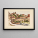 Un vieux pont à Semur - Pierre Vignal — quadro incorniciato alla parete