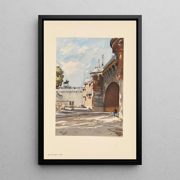Le Pont-Neuf Paris - Pierre Vignal — quadro incorniciato alla parete