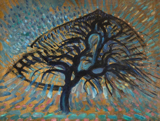 Piet Mondrian - Apple Tree Pointillist Version.webp