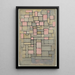 Composition 8 - Piet Mondrian — quadro incorniciato alla parete