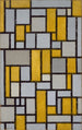 Composition avec grille 1 - Piet Mondrian — vista dell’opera