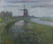 Moulin Oostzijdse lungo il fiume Gein al chiaro di luna - Piet Mondrian — vista dell’opera