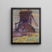 Il mulino di Winkel - Piet Mondrian — quadro incorniciato alla parete