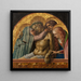 Pietà - Carlo Crivelli — quadro incorniciato alla parete