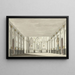 Progetto per una decorazione teatrale di un interno di chiesa - Pieter Barbiers — quadro incorniciato alla parete