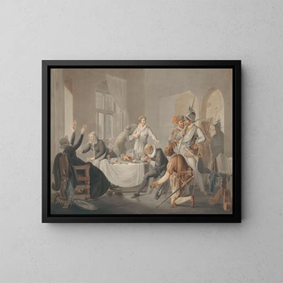 Pieter Bartholomeusz Barbiers - PD Hasselaer maakt zich bekend toen de Spanjaarden zijn broer Claes Dirkz in zijn plaats gevangen wilden nemen.webp