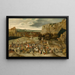 Calvario - Pieter Brueghel il Giovane — quadro incorniciato alla parete