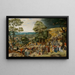 Il Cristo portando la croce - Pieter Brueghel il Giovane — quadro incorniciato alla parete