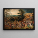 Le Portement de croix - Pieter Brueghel il Giovane — quadro incorniciato alla parete